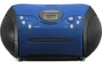 LENCO UKW-Radio m.CD stereo,blau/schwarz SCD-24 blue/black