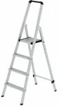 MUNK Aluminium-Stufenstehleiter ML einseitig begehbar 4Stufen