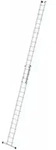 MUNK Aluminium-Schiebeleiter 2-teilig mit Standard-Traverse 2x17 Sprossen