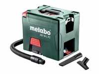 Metabo Akku-Sauger AS 18 L PC mit manueller Filterreinigung; Karton