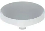 Geberit Einbauwaschtisch VariForm d 40cm, o HL, o &Uuml;L, rd, Unters. glas./we