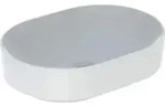 Geberit Aufsatzwaschtisch VariForm 55x40cm, o. Hahnl., o. &Uuml;L, ellipt., wei&szlig;
