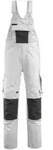 Mascot Augsburg Latzhose Gr&ouml;&szlig;e 82C44, weiss/dunkelanthrazit