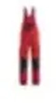 Mascot Augsburg Latzhose Gr&ouml;&szlig;e 76C46, rot/schwarz