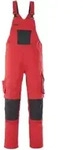 MASCOT&reg; Latzhose Leipzig 76C46 rot/schwarz
