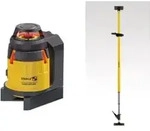 STABILA Multilinien-Laser LAX 400 6-teiliges Set inkl. Laser-Teleskopst&uuml;tze