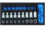 Gedore 1500 CT1-ITX 19 LKP Satz Schraubendrehereins&auml;tze 1/2" in Check-Tool-Modul