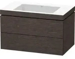 Duravit Waschtischunterschrank c-bonded L-Cube 80x48cm, o HL, E d geb., 2 Schub.,