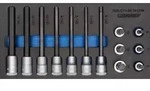 Gedore 1500 CT1-IN 19 LKM Satz Schraubendrehereins&auml;tze 1/2" in Check-Tool-Modul