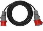CEE Verl&auml;ngerungskabel IP44 10m schwarz H07RN-F 5G1,5 5-polig