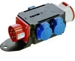 CEE-Adapter MIXO BRIGACH 1xCEE-Stecker 400V,16 A,5-polig IP44 AS-SCHWABE