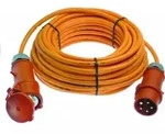 as-Schwabe CEE-Verl&auml;ngerung 16A,25m H07BQ-F5G2,5 orange 400V
