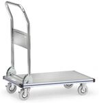 fetra Alu-Plattformwagen 3120 - Tragkraft 150kg Vollgummi-Reifen