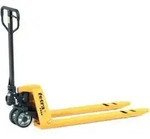 fetra Gabelhubwagen 2120 Tragkraft 2000kg, Vollgummilenkr&auml;der, Nylon-Gabelrollen