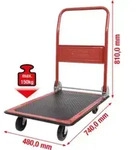 KS Tools Plattformwagen f&uuml;r Lager und Werkstatt, 150kg
