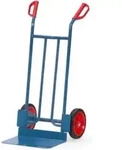 fetra Stahlrohr-Sackkarre B1116V - Vollgummibereifung Tragkraft 250 kg
