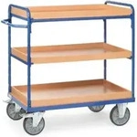 fetra Etagenwagen 8121 mit K&auml;sten - Tragkraft 600kg TPE-Reifen