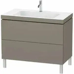 Duravit Waschtischunterschrank c-bonded L-Cube 100x48cm, 1 HL, f G m, 2 Ausz., steh.
