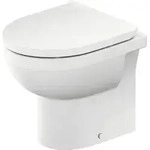 Duravit Stand-WC, Tiefsp&uuml;ler No. 1 Compact 37x48cm, 4,5 l, Abg. waag., riml., wei&szlig;