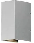 Gnosj&ouml; Konstsmide AL LED-Wandleuchte gr/alu Lichtaustr.verstellb 7940-310