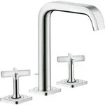 hansgrohe 3-Loch-Waschtischarmatur 170 Axor Citterio E A 165mm, m Zugst.Abl.Gar.,