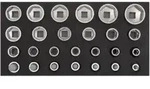 Gedore R22150009 Steckschl&uuml;ssel-Satz 1/2" 2/6 CT-Modul 26-teilig