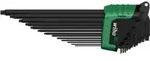 Wiha Stiftschl&uuml;ssel Set im ErgoStar Halter TX MagicSpring&reg; 13-tlg. schwarzoxidiert