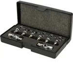 KS Tools 1/4" CHROMEplus Bit-Stecknuss-Satz mit Gelenk TX, 8-teilig T8-T40