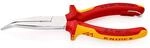 KNIPEX 26 26 200 T Flachrundzange mit Schneide (Storchschnabelzange) isoliert mit