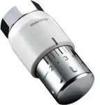 Oventrop Thermostat Uni SH 7-28 GrC, m 0-Stellung, Edelstahl-Design (1012085)