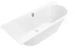 V&B Rechteck-Badewanne Oberon 2.0 170x75cm, Ablauf mittig, wei&szlig;