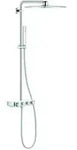 Grohe Duschsystem Euphoria SmartC 310 Cube D m AP-Thermostat, Wandmontage, moon white