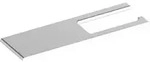 Keuco Papierhalter Edition 400 Alu si-elox, mit Ablage, offene Form