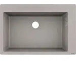 hansgrohe Einbausp&uuml;le 660 S510-F660 750x490mm, 1 Beck., HL vordef., betongr