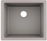 hansgrohe Unterbausp&uuml;le 450 S510-U450 448x398mm, 1 Hauptbe., o. HL, betongrau