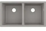 hansgrohe UB-Sp&uuml;le S510-U770 370/370 768x398mm, 2 Hauptbe., o. HL, betongrau