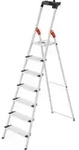 Hailo L80 ComfortLine, Alu-Sicherheits-Stehleiter, 7 Stufen