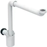 Geberit Tauchrohrsiphon G 1 1/4, 32mm, Raumsp., f WT, Abg h, we