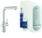 Grohe Sp&uuml;ltisch-Einhebelmischer Blue Home c, L-Auslauf-Starter K, ausz. M-Ausl