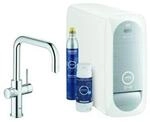 Grohe Sp&uuml;ltisch-Einhebelmischer Blue Home Chrom, U-Auslauf-Starter Kit