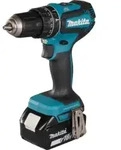 Makita Akku-Schlagbohrschrauber 18V mit 2 Akkus 5,0Ah und Ladeger&auml;t (DHP485RTJ)