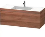 Duravit Waschtischunterschrank c-bonded L-Cube 120x48cm, 1 HL, N Nat, 1 Ausz.,