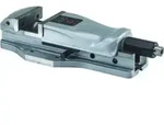 R&ouml;hm Maschinenschraubstock RB Backen-B.160mm 50 kN Backen-H.49,6mm Orange Line