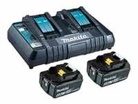 Makita Power Source Kit Li 18,0V 5Ah inkl. Doppelladegerät