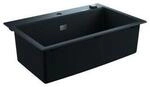 Grohe Komposit-Einbausp&uuml;le K700 80-C 78/51 1.0 78x51cm, 1 Becken, granit schwarz