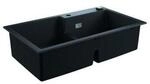 Grohe Komposit-Einbausp&uuml;le K500 90-C 86/50 2.0 rev 86x50cm, 2 Becken, granit schwarz