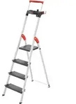 Hailo L100 TopLine, Alu-Sicherheits-Stehleiter, 4 Stufen