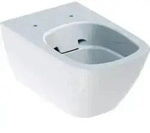 Geberit Wand-WC-Tiefsp&uuml;ler Smyle Square KeraTect/we, 4,5 l, geschl. F., rimfree