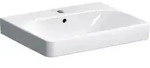 Geberit Waschtisch Smyle Square 60x48cm, KeraTect/we, m Hahnl., m &Uuml;L