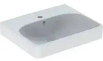Geberit Handwaschbecken Smyle Square 50x41cm, m Hahnloch, mit &Uuml;berlauf, wei&szlig;
